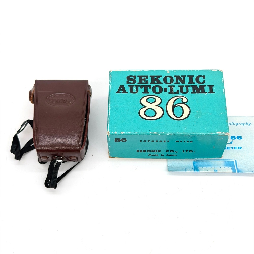 Sekonic Auto-Lumi L-86 Exposure Light Meter Vintage Made in Japan with Box Case